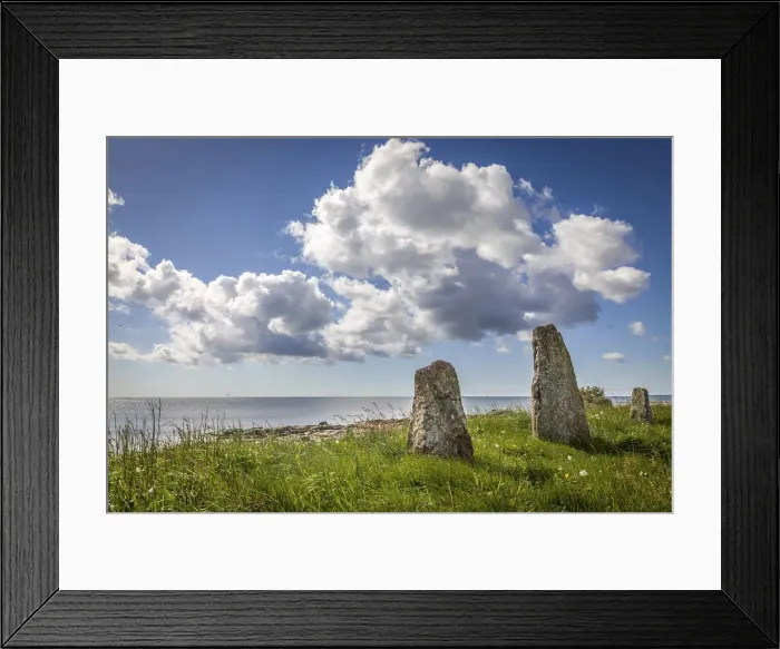 Framed Print : Monument Malkvaern Skanse near Nexo on Bornholm, Denmark Framed Print : Monument Malkvaern Skanse near Nexo on Bornholm, Denmark