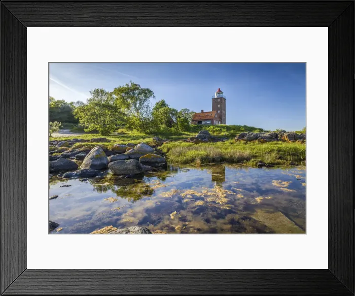 Framed Print : Svaneke lighthouse on Bornholm, Denmark Framed Print : Svaneke lighthouse on Bornholm, Denmark