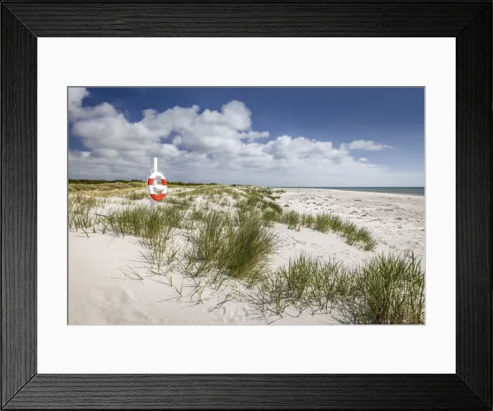 Framed Print : Dueodde beach on Bornholm, Denmark Framed Print : Dueodde beach on Bornholm, Denmark