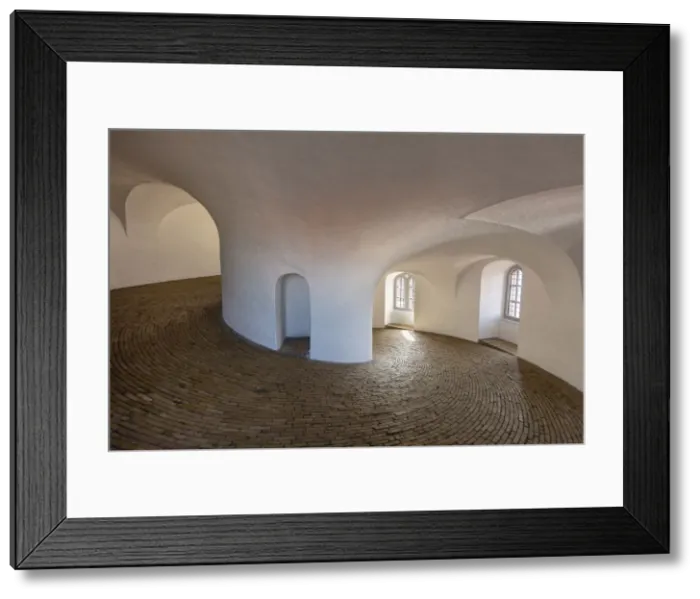 Framed Print : Equestrian staircase (riders staircase), Rundetaarn or Round Tower, a 17th-century tower Framed Print : Equestrian staircase (riders staircase), Rundetaarn or Round Tower, a 17th-century tower
