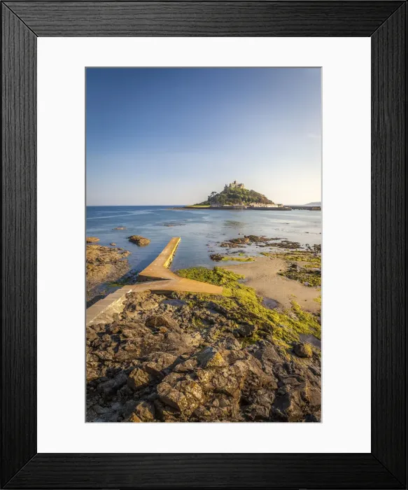Framed Print : St. Michael`s Mount, Marazion, Cornwall, England Framed Print : St. Michael`s Mount, Marazion, Cornwall, England