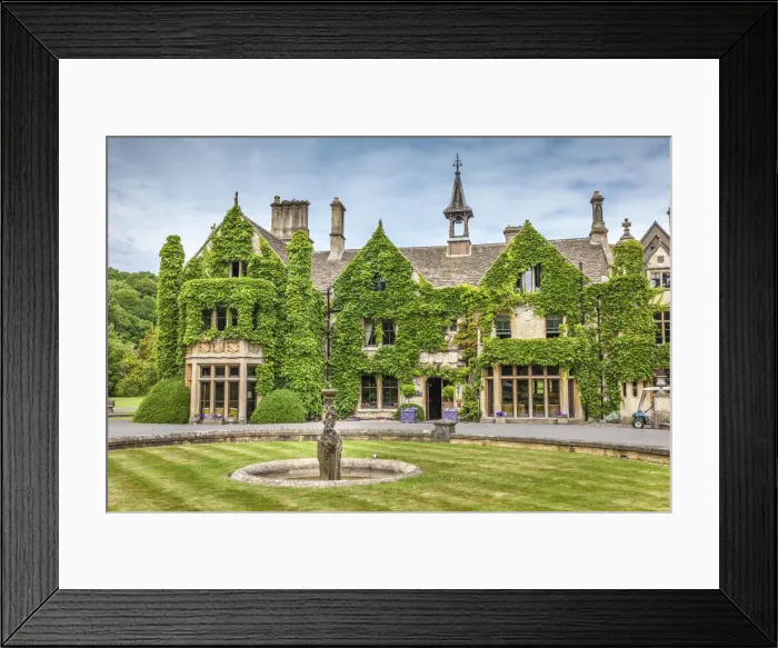 Framed Print : Castle Combe Manor House, Wiltshire, England Framed Print : Castle Combe Manor House, Wiltshire, England