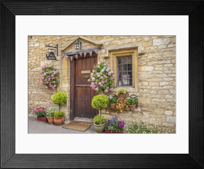 Framed Print : Tea room in the village of Castle Combe, Wiltshire, England Framed Print : Tea room in the village of Castle Combe, Wiltshire, England