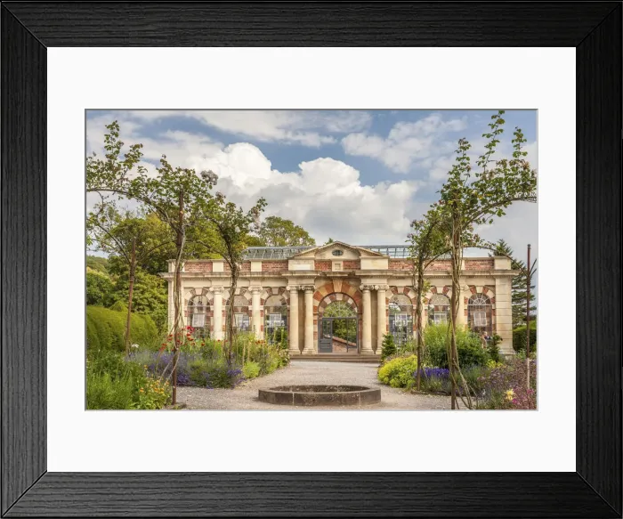 Framed Print : Orangery in Tyntesfield near Bristol, North Somerset, England