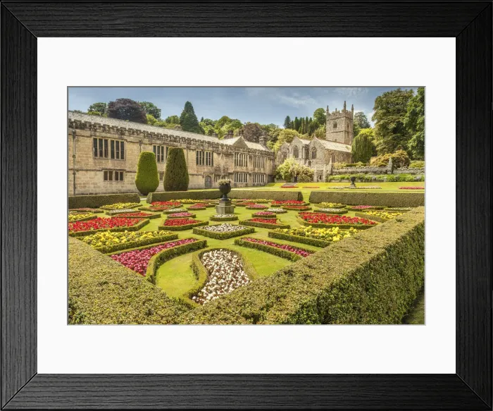 Framed Print : Gardens of Lanhydrock House at Bodmin, Cornwall, England