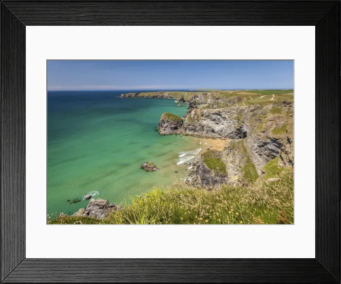 Framed Print : Coast Bedruthan Steps at Padstow, Cornwall, England Framed Print : Coast Bedruthan Steps at Padstow, Cornwall, England