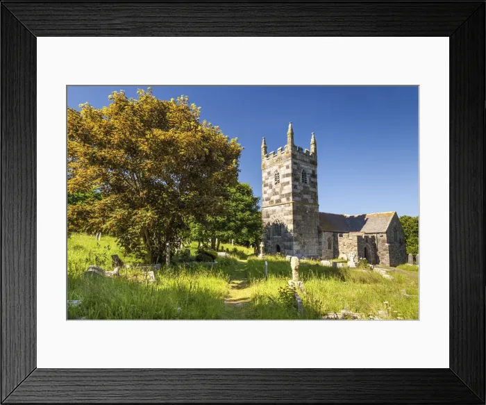Framed Print : St Wynwallow Church, Landewednack, Lizard Peninsula, Cornwall, England Framed Print : St Wynwallow Church, Landewednack, Lizard Peninsula, Cornwall, England