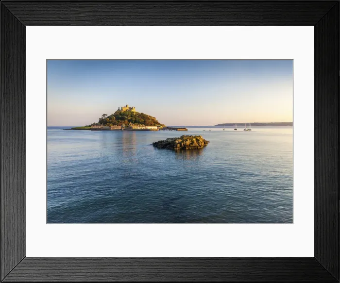 Framed Print : St. Michael`s Mount, Marazion, Cornwall, England Framed Print : St. Michael`s Mount, Marazion, Cornwall, England