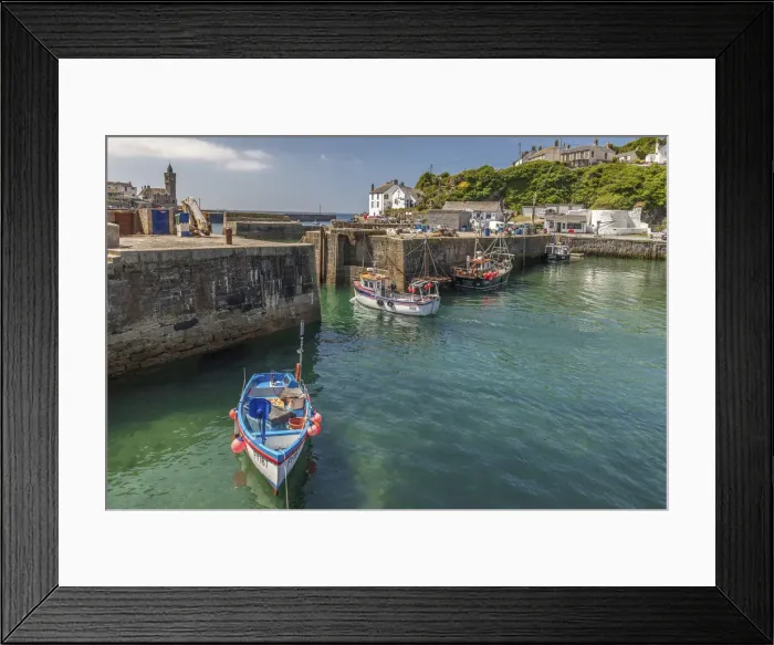 Framed Print : Porthleven Harbor, Cornwall, England Framed Print : Porthleven Harbor, Cornwall, England