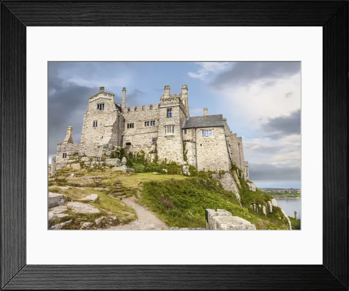 Framed Print : St. Michael`s Mount Castle, Marazion, Cornwall, England Framed Print : St. Michael`s Mount Castle, Marazion, Cornwall, England