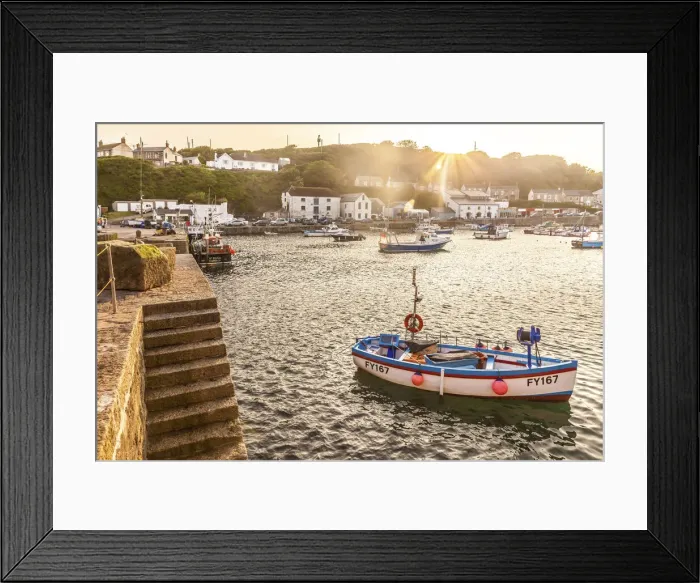 Framed Print : Porthleven Harbor, Cornwall, England Framed Print : Porthleven Harbor, Cornwall, England