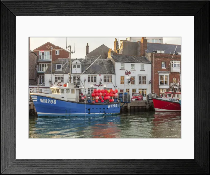 Framed Print : Weymouth Harbor, Dorset, England Framed Print : Weymouth Harbor, Dorset, England