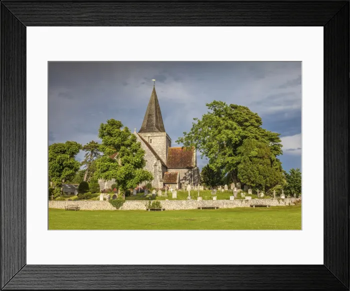 Framed Print : St Andrew village church in Alfriston, East Sussex, England Framed Print : St Andrew village church in Alfriston, East Sussex, England