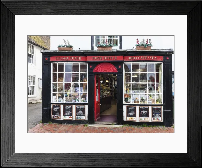 Framed Print : Village shop in Alfriston, East Sussex, England Framed Print : Village shop in Alfriston, East Sussex, England