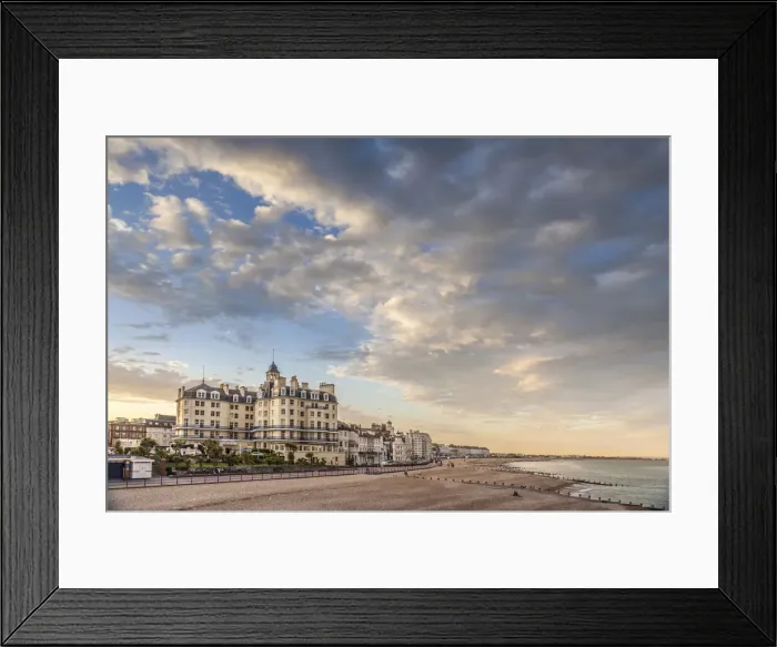 Framed Print : Marine Parade in Eastbourne, East Sussex, England Framed Print : Marine Parade in Eastbourne, East Sussex, England