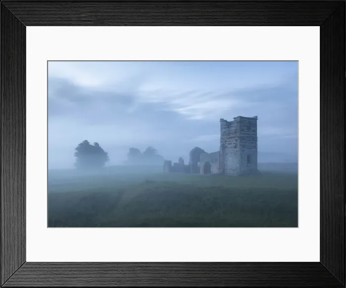 Framed Print : The ruins of Knowlton Church at dawn, Knowlton, Dorset, England, UK Framed Print : The ruins of Knowlton Church at dawn, Knowlton, Dorset, England, UK