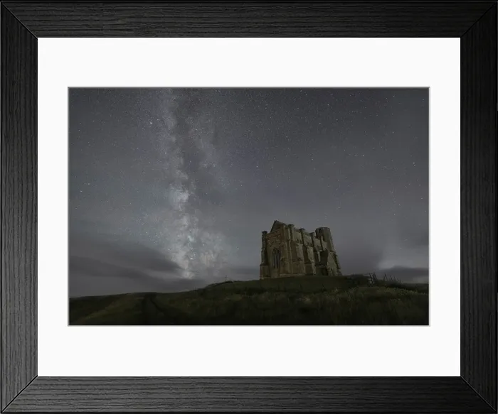 Framed Print : St. Catherines Chapel under the Milky Way, Abbotsbury, Dorset, England, UK Framed Print : St. Catherines Chapel under the Milky Way, Abbotsbury, Dorset, England, UK
