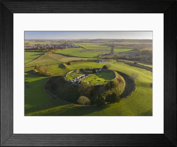 Framed Print : Aerial view of Old Sarum, Salisbury, Wiltshire, England. Autumn (November) 2021 Framed Print : Aerial view of Old Sarum, Salisbury, Wiltshire, England. Autumn (November) 2021