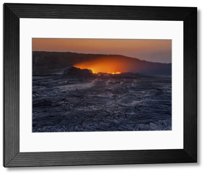 Framed Print : Volcano, Erta Ale, Danakil Depression, Afar Region in north eastern Ethiopia Framed Print : Volcano, Erta Ale, Danakil Depression, Afar Region in north eastern Ethiopia