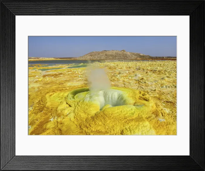 Framed Print : Dallol sulphur pools, Afar region, northern Ethiopia Framed Print : Dallol sulphur pools, Afar region, northern Ethiopia