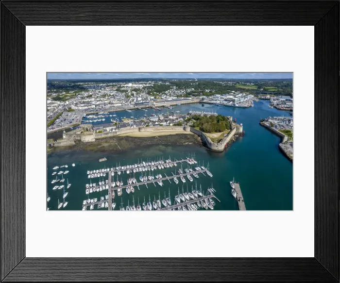 Framed Print : France, Brittany; Concarneau, walled Town Framed Print : France, Brittany; Concarneau, walled Town