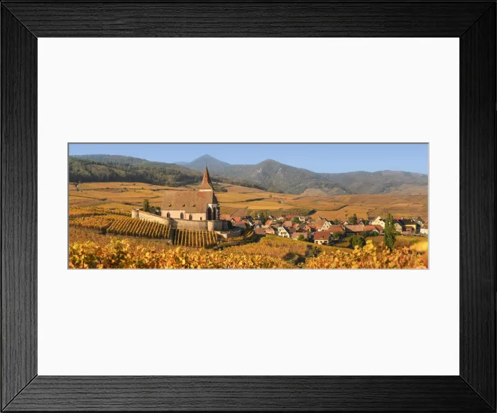 Framed Print : Fortified church of Saint Jacques, Hunawihr, Alsace, Alsatian Wine Route, Haut-Rhin Framed Print : Fortified church of Saint Jacques, Hunawihr, Alsace, Alsatian Wine Route, Haut-Rhin