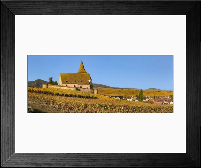Framed Print : Fortified church of Saint Jacques, Hunawihr, Alsace, Alsatian Wine Route, Haut-Rhin Framed Print : Fortified church of Saint Jacques, Hunawihr, Alsace, Alsatian Wine Route, Haut-Rhin