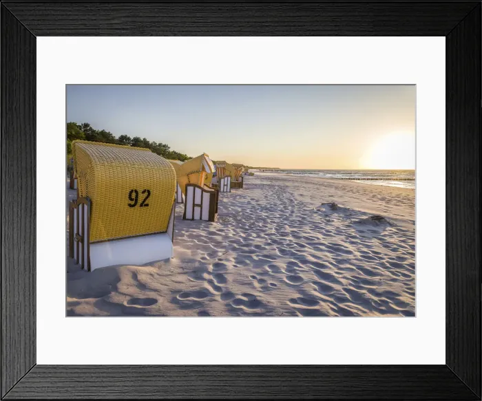 Framed Print : Yellow beach chairs in Zingst, Mecklenburg-Western Pomerania, Northern Germany, Germany Framed Print : Yellow beach chairs in Zingst, Mecklenburg-Western Pomerania, Northern Germany, Germany