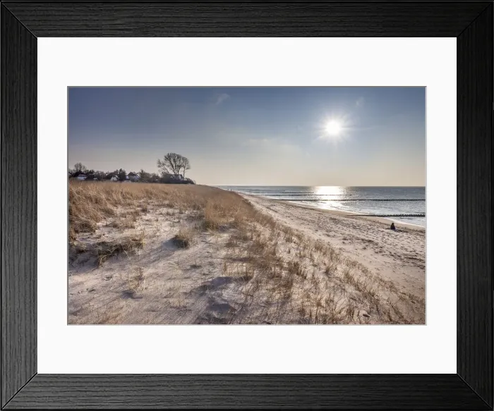 Framed Print : Dunes on the beach in Ahrenshoop, Mecklenburg-Western Pomerania, Northern Germany Framed Print : Dunes on the beach in Ahrenshoop, Mecklenburg-Western Pomerania, Northern Germany