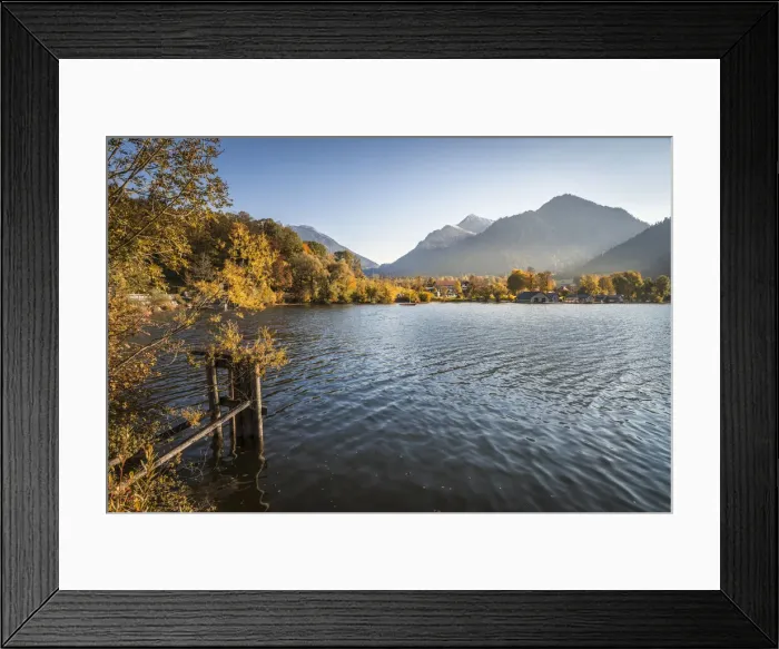Framed Print : Schliersee on the south bank near Fischhausen, Schliersee, Upper Bavaria, Bavaria Framed Print : Schliersee on the south bank near Fischhausen, Schliersee, Upper Bavaria, Bavaria