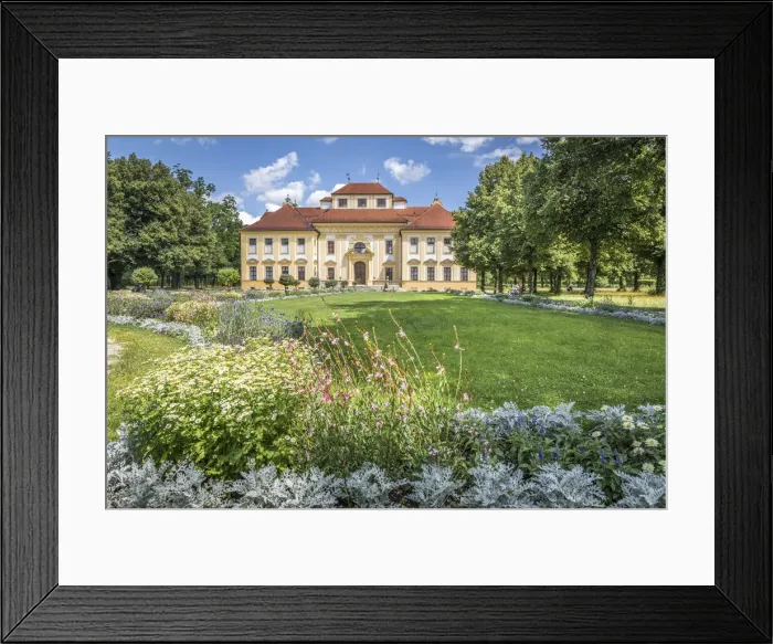 Framed Print : Lustheim Palace in the Schleissheim Palace Complex, Oberschleissheim, Upper Bavaria, Bavaria, Germany Framed Print : Lustheim Palace in the Schleissheim Palace Complex, Oberschleissheim, Upper Bavaria, Bavaria, Germany