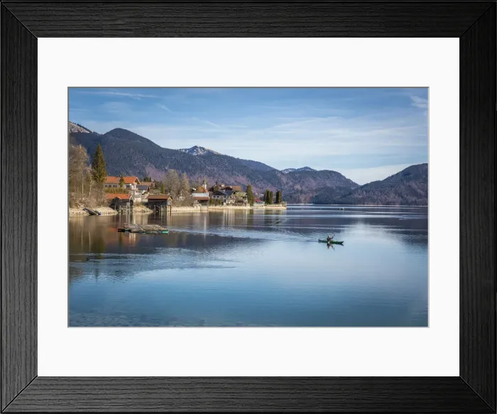 Framed Print : View of the Walchensee village on Lake Walchensee, Upper Bavaria, Bavaria, Germany Framed Print : View of the Walchensee village on Lake Walchensee, Upper Bavaria, Bavaria, Germany