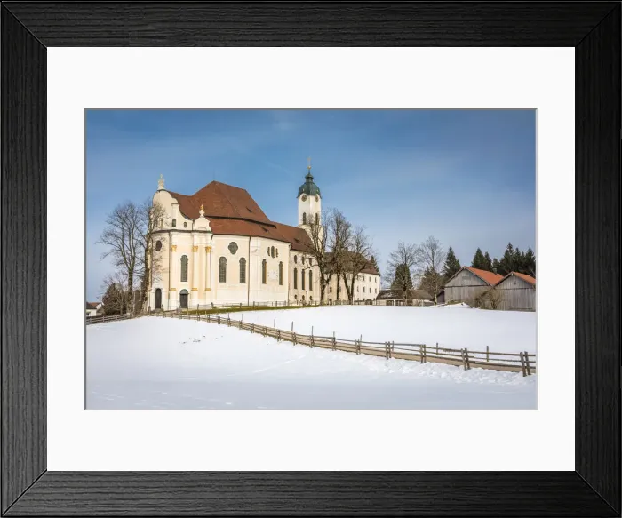 Framed Print : Wieskirche church near Steingaden, Upper Bavaria, Bavaria, Germany Framed Print : Wieskirche church near Steingaden, Upper Bavaria, Bavaria, Germany