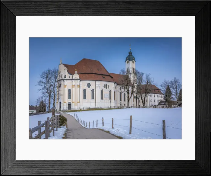 Framed Print : Path to Wieskirche church near Steingaden, Upper Bavaria, Bavaria, Germany Framed Print : Path to Wieskirche church near Steingaden, Upper Bavaria, Bavaria, Germany