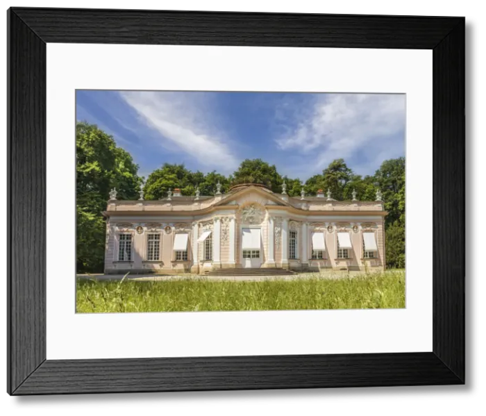 Framed Print : Amalienburg Pavillion in Nymphenburg Palace Park, Munich, Upper Bavaria, Bavaria, Germany Framed Print : Amalienburg Pavillion in Nymphenburg Palace Park, Munich, Upper Bavaria, Bavaria, Germany