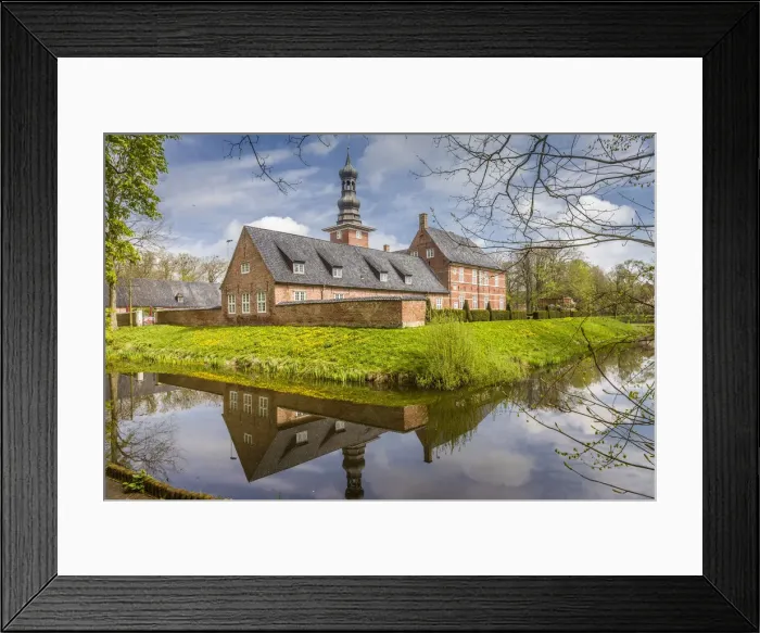 Framed Print : Castle in front of Husum, North Friesland, Schleswig-Holstein Framed Print : Castle in front of Husum, North Friesland, Schleswig-Holstein