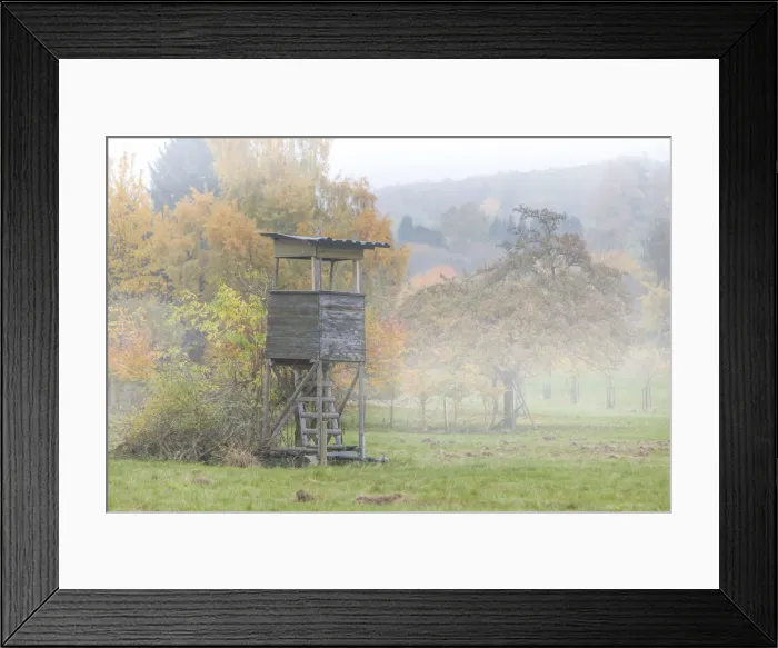 Framed Print : Foggy morning in the orchard meadows near Engenhahn, Niedernhausen, Hesse, Germany Framed Print : Foggy morning in the orchard meadows near Engenhahn, Niedernhausen, Hesse, Germany