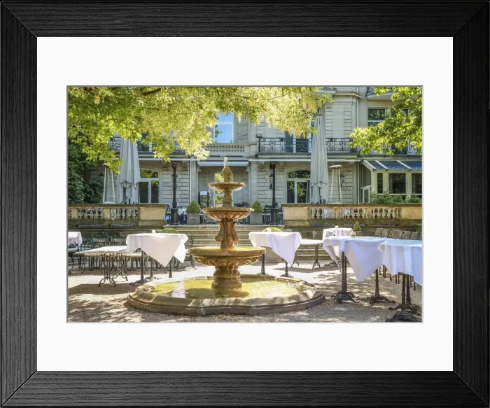 Framed Print : Luxury hotel on Lichtentaler Allee in Baden-Baden, Baden-Wuerttemberg, Germany Framed Print : Luxury hotel on Lichtentaler Allee in Baden-Baden, Baden-Wuerttemberg, Germany