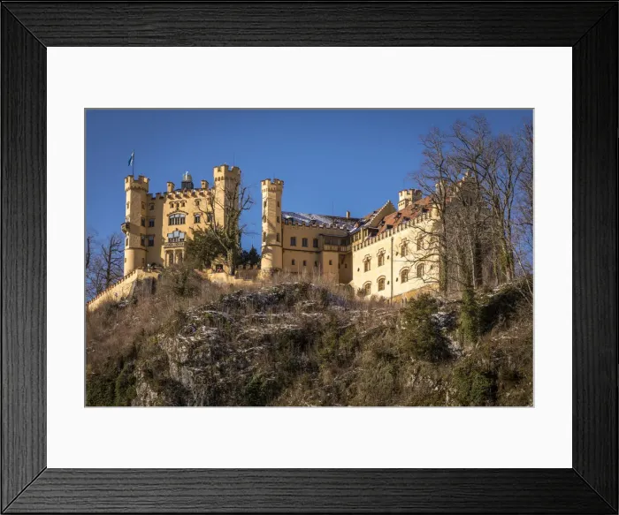 Framed Print : Hohenschwangau Castle, Schwangau, Allgaeu, Bavaria, Germany Framed Print : Hohenschwangau Castle, Schwangau, Allgaeu, Bavaria, Germany