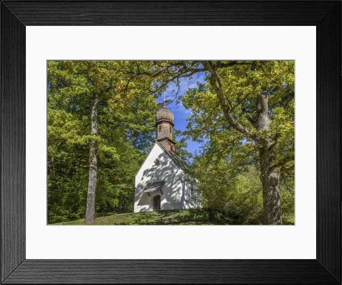 Framed Print : Small chapel in the park of Linderhof Palace, Ettal, Allgaeu, Bavaria, Germany Framed Print : Small chapel in the park of Linderhof Palace, Ettal, Allgaeu, Bavaria, Germany