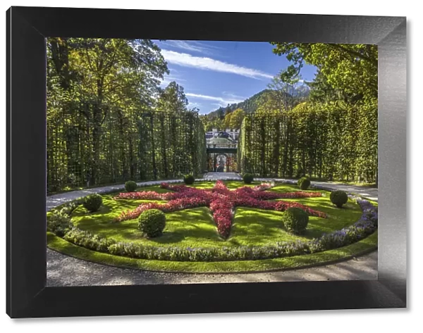 Park of Linderhof Palace, Ettal, Allgaeu, Bavaria, Germany