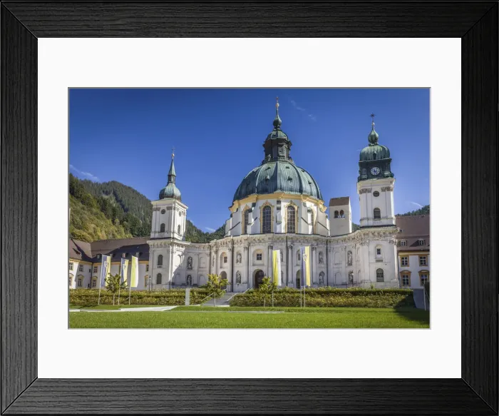 Framed Print : Benedictine Abbey Ettal, Upper Bavaria, Allgaeu, Bavaria, Germany Framed Print : Benedictine Abbey Ettal, Upper Bavaria, Allgaeu, Bavaria, Germany