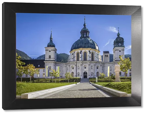 Benedictine Abbey Ettal, Upper Bavaria, Allgaeu, Bavaria, Germany