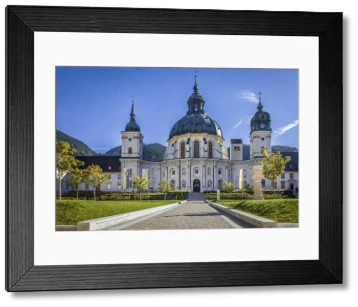 Framed Print : Benedictine Abbey Ettal, Upper Bavaria, Allgaeu, Bavaria, Germany Framed Print : Benedictine Abbey Ettal, Upper Bavaria, Allgaeu, Bavaria, Germany