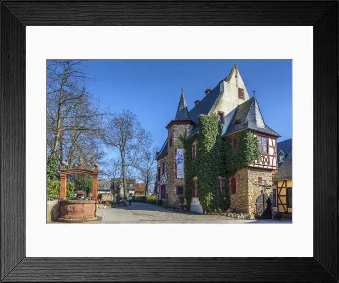 Framed Print : Langwerth von Simmern winery in Eltville, Rheingau, Hesse, Germany Framed Print : Langwerth von Simmern winery in Eltville, Rheingau, Hesse, Germany