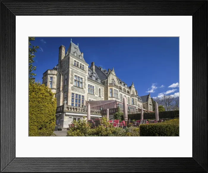 Framed Print : Castle hotel Friedrichshof in Kronberg, Taunus, Hesse, Germany Framed Print : Castle hotel Friedrichshof in Kronberg, Taunus, Hesse, Germany