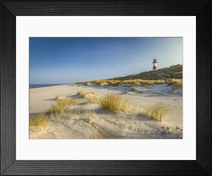 Framed Print : List-Ost lighthouse and beach on the Ellenbogen Peninsula, Sylt, Schleswig-Holstein Framed Print : List-Ost lighthouse and beach on the Ellenbogen Peninsula, Sylt, Schleswig-Holstein