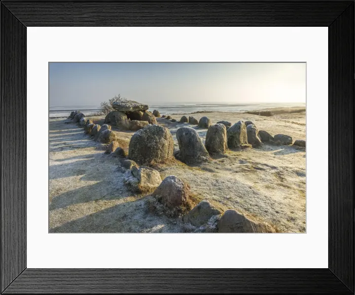 Framed Print : Stone Age stone circle Harhoog in Keitum, Sylt, Schleswig-Holstein, Germany Framed Print : Stone Age stone circle Harhoog in Keitum, Sylt, Schleswig-Holstein, Germany