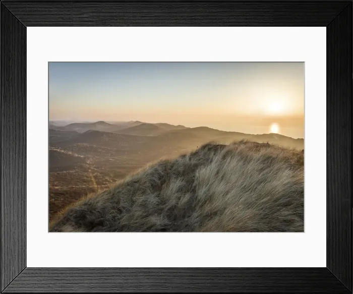 Framed Print : Looking west from the Uwe dune near Kampen, Sylt, Schleswig-Holstein, Germany Framed Print : Looking west from the Uwe dune near Kampen, Sylt, Schleswig-Holstein, Germany