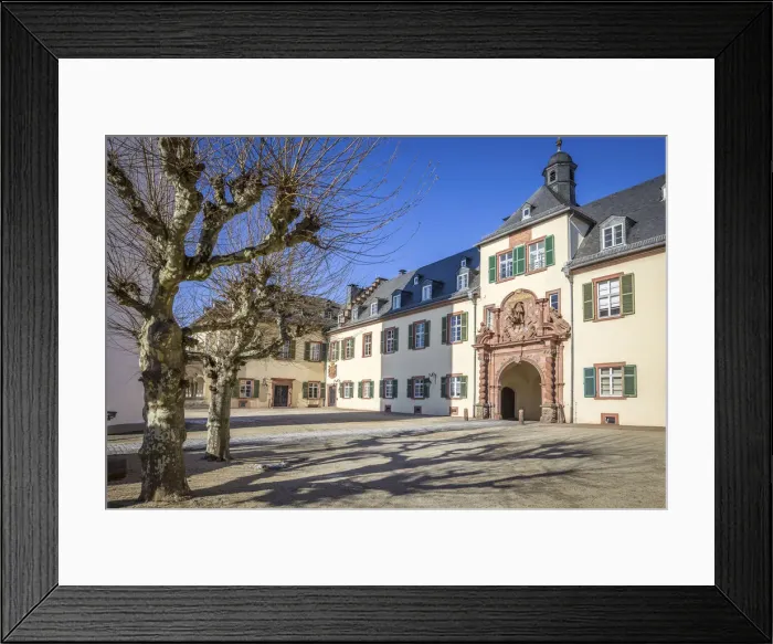 Framed Print : Inner courtyard of the castle of Bad Homburg vor der Hoehe, Taunus, Hesse, Germany Framed Print : Inner courtyard of the castle of Bad Homburg vor der Hoehe, Taunus, Hesse, Germany